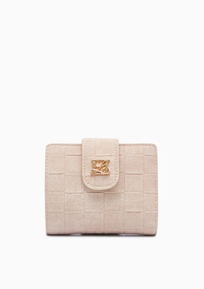 【LYN】JOANN GRACE FLAP WALLET ベージュ