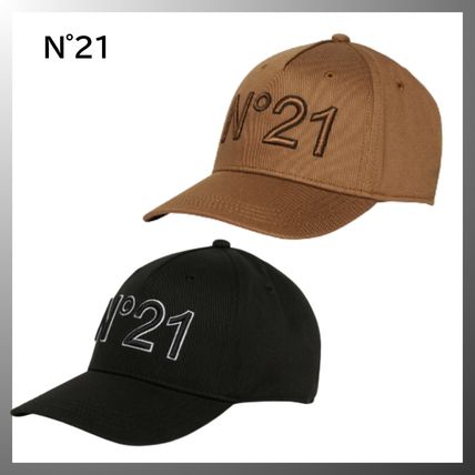 N°21 大人もOK キッズ キャップ ロゴ 帽子 LOGO-EMBROIDERED