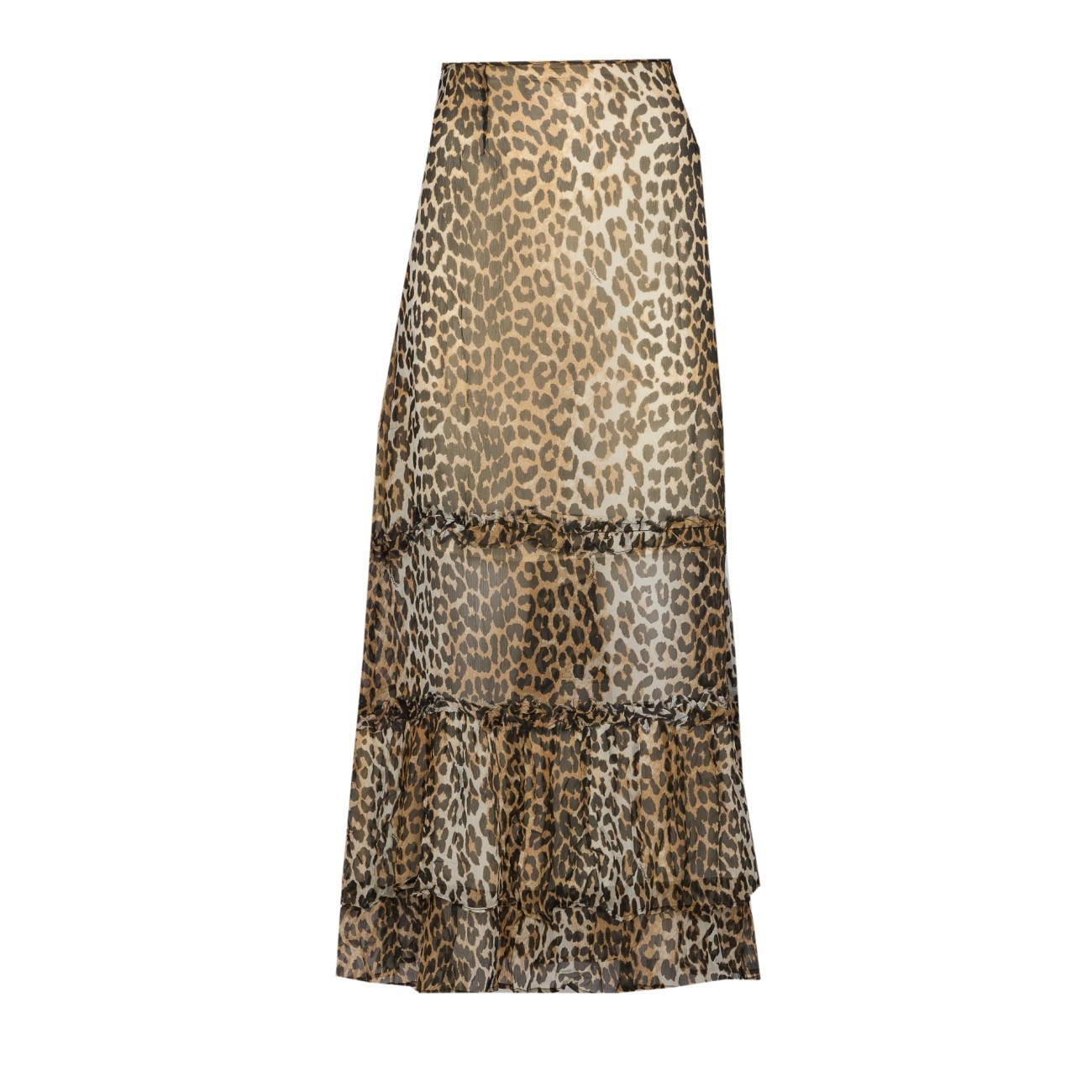 スカート GANNI LEOPARD PRINT SKIRT