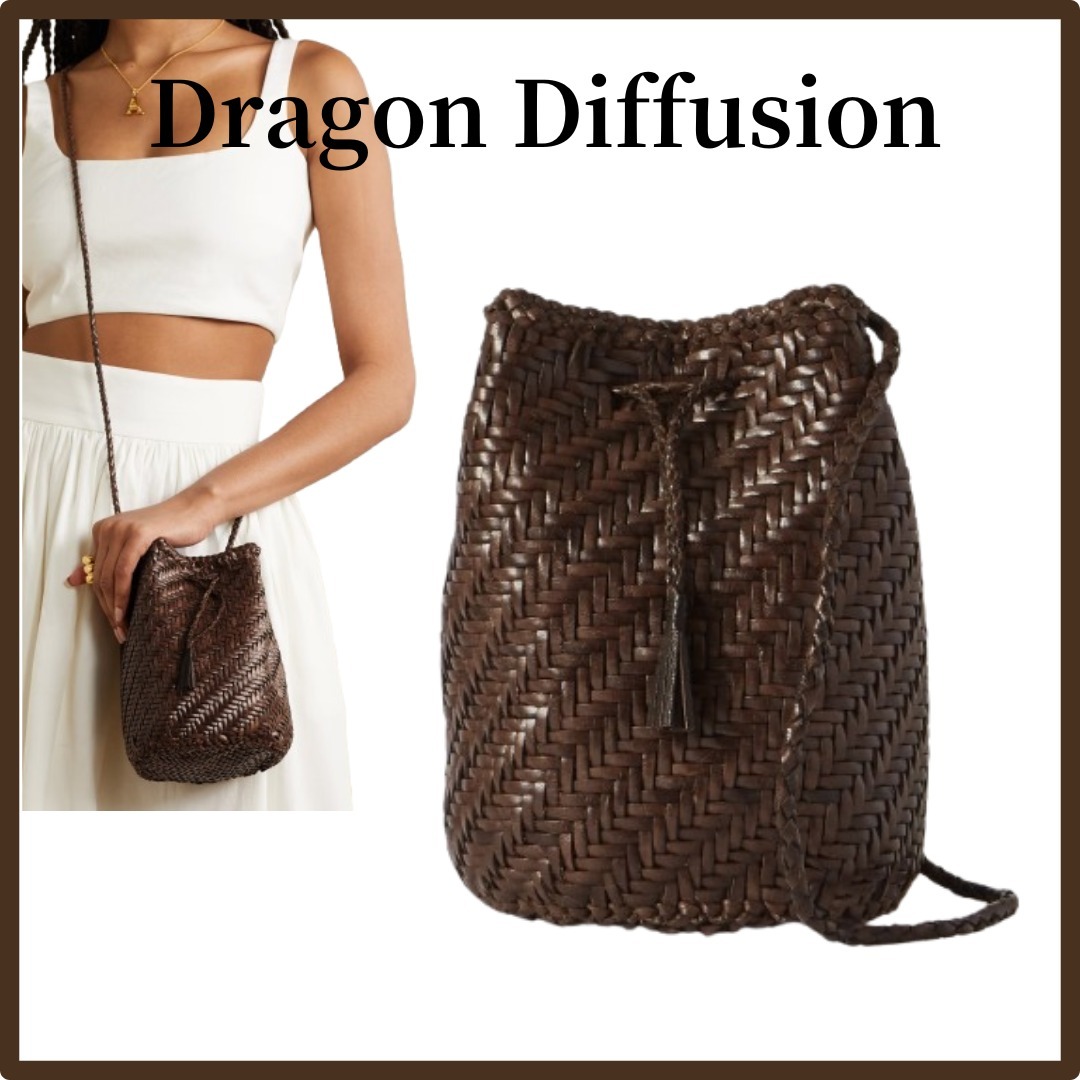 DRAGON DIFFUSION＊ショルダーバッグ かごバッグ レザー 送料込