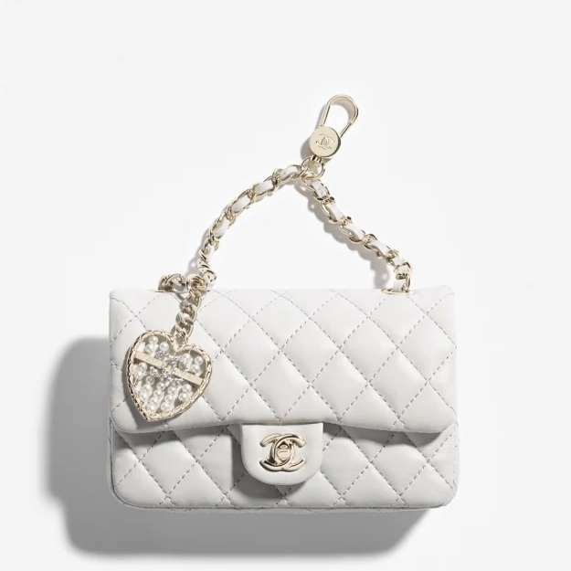 《2025A》CHANEL クラシック ミニバッグ グレー