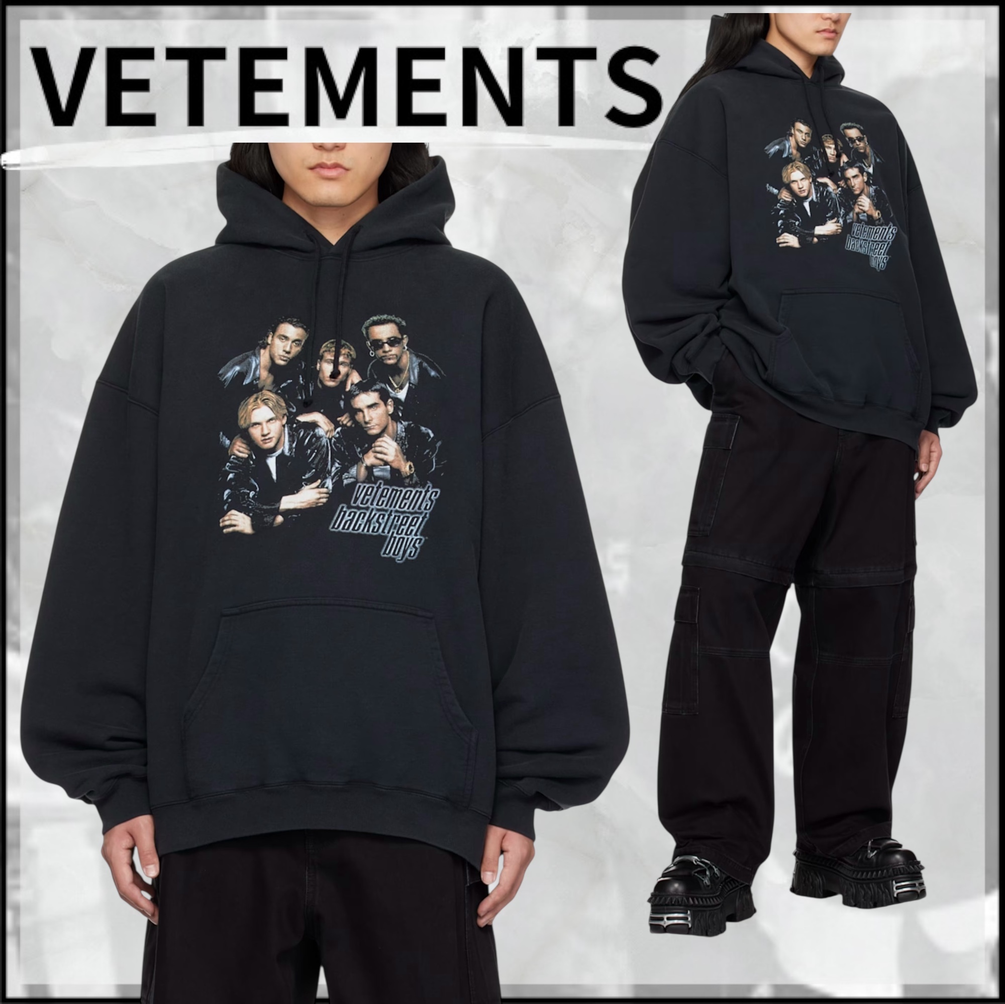 VETEMENTS☆Runway Backstreet Boys オーバーサイズ フーディ