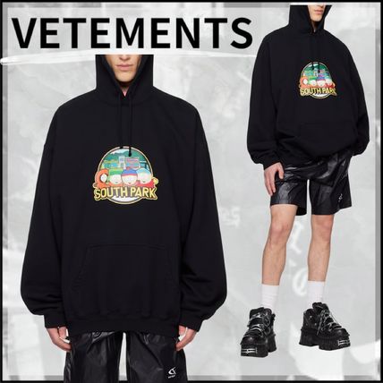 ブラック（黒）系 L VETEMENTS(ヴェトモン) パーカー・フーディ