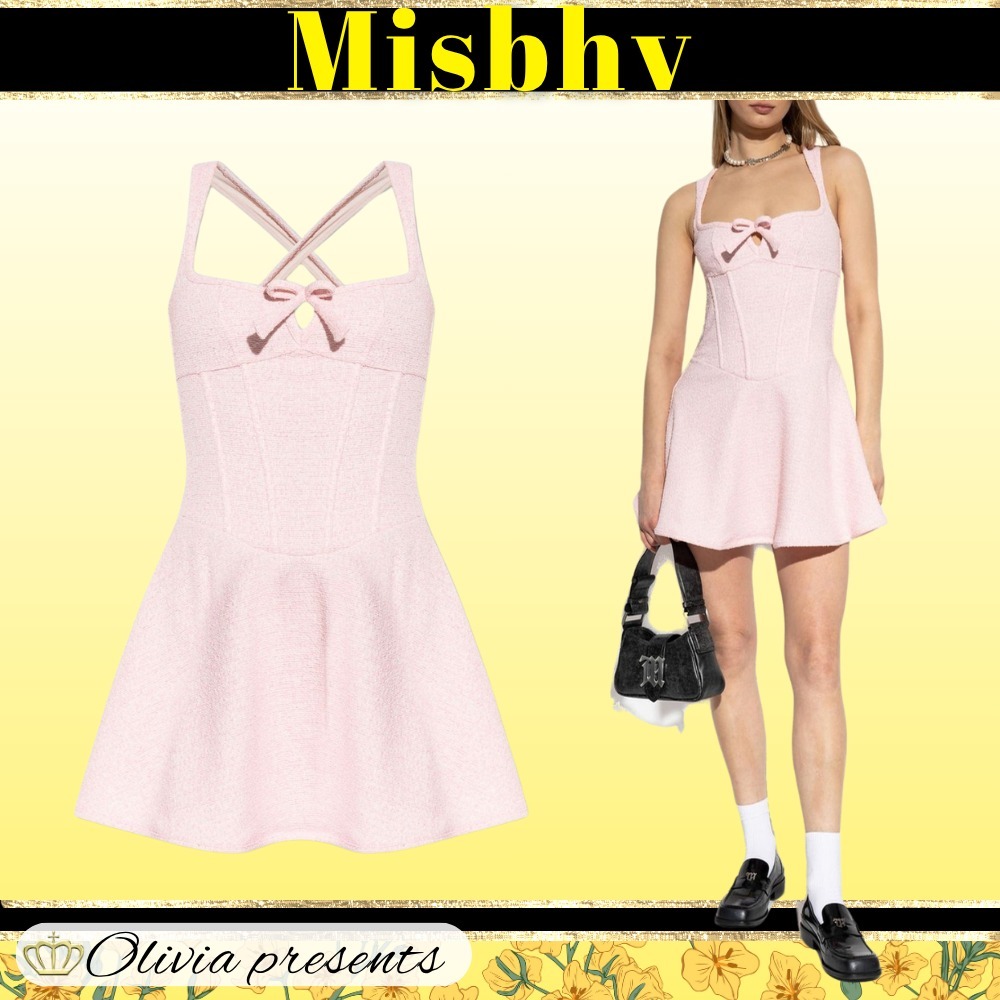 Misbhv＞＞＞ミスブフ パリ ツイード コルセット ミニドレス