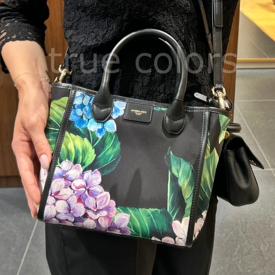 DOLCE&GABBANA ドルガバ 紫陽花モチーフ スモールショルダー