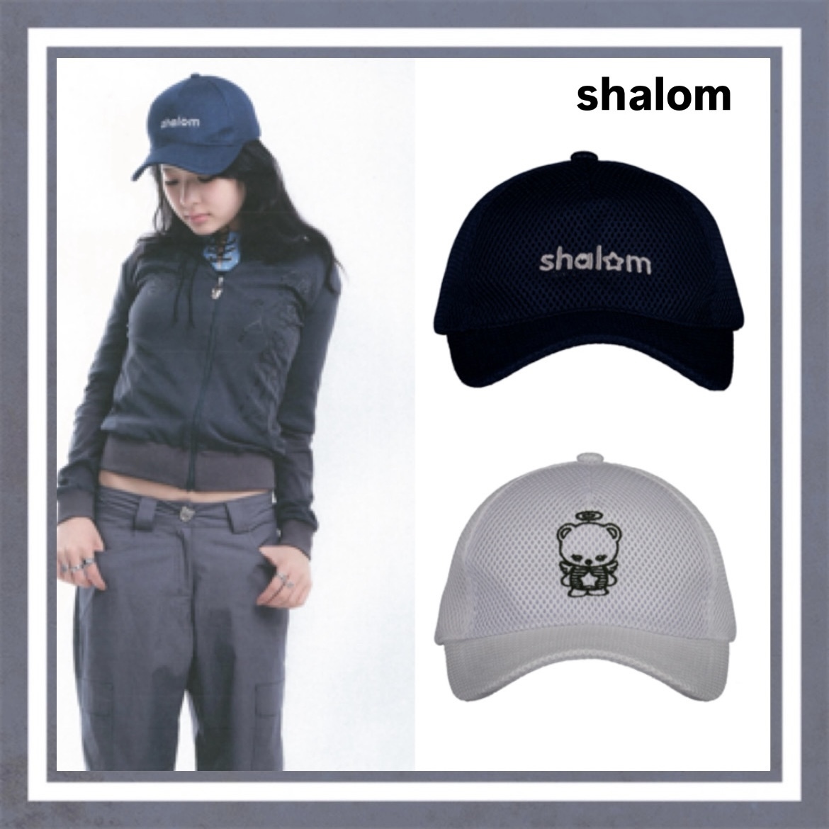 【SHALOM】SHALOM MESH CAP