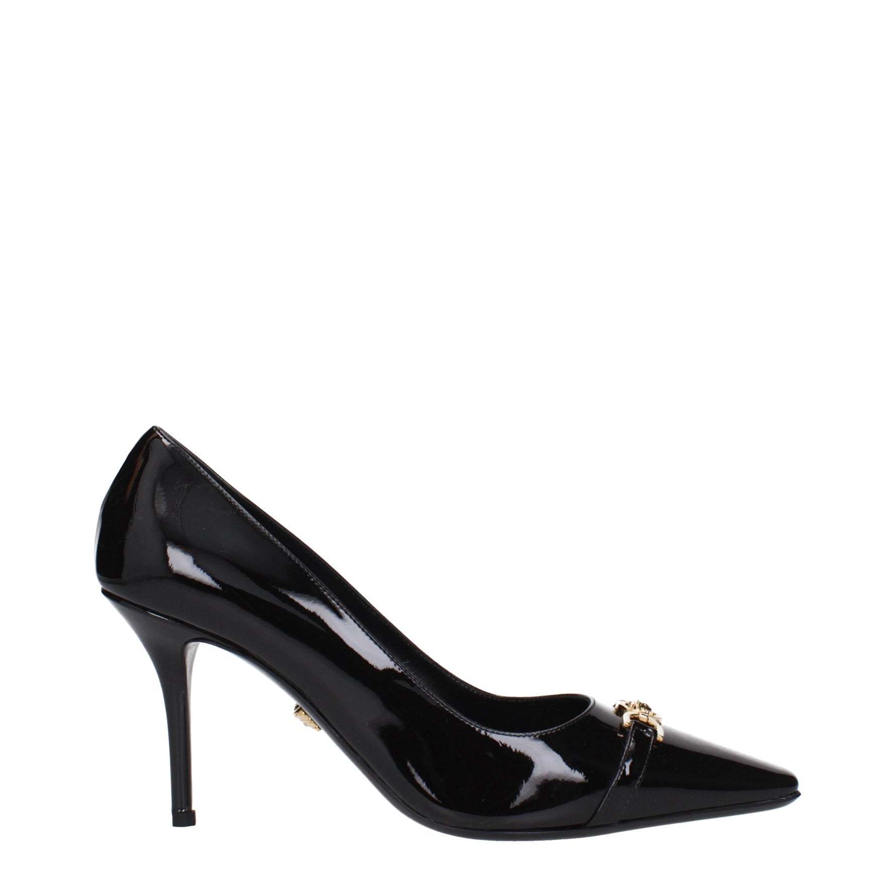パンプス VERSACE  Pumps Women Patent Leather Black