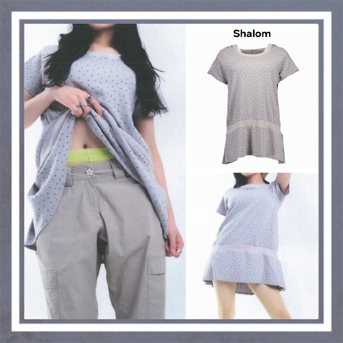 【SHALOM】ENJOY HOOD DRESS