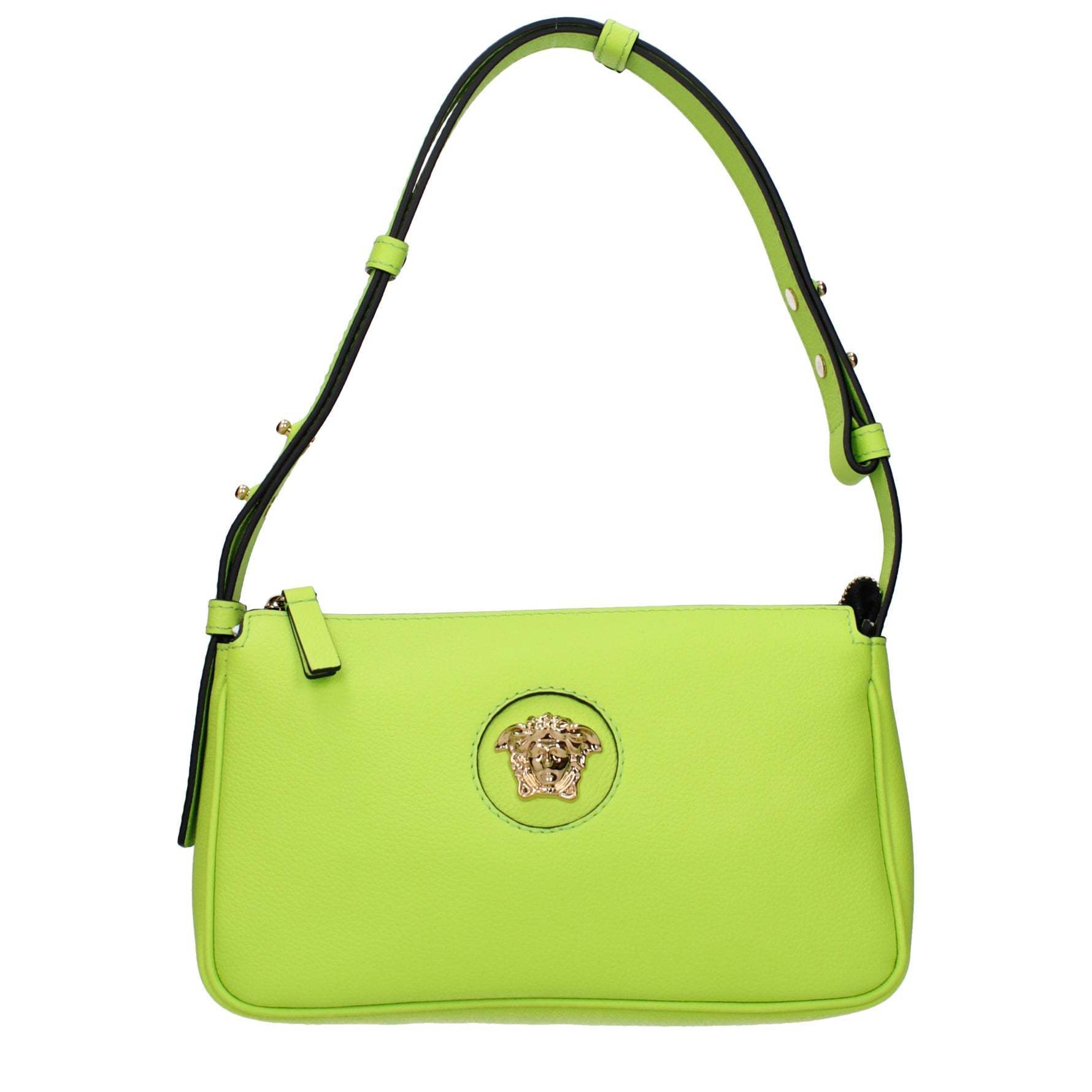 ショルダーバッグ・ポシェット VERSACE Shoulder Bags Women Leather Green/Lime