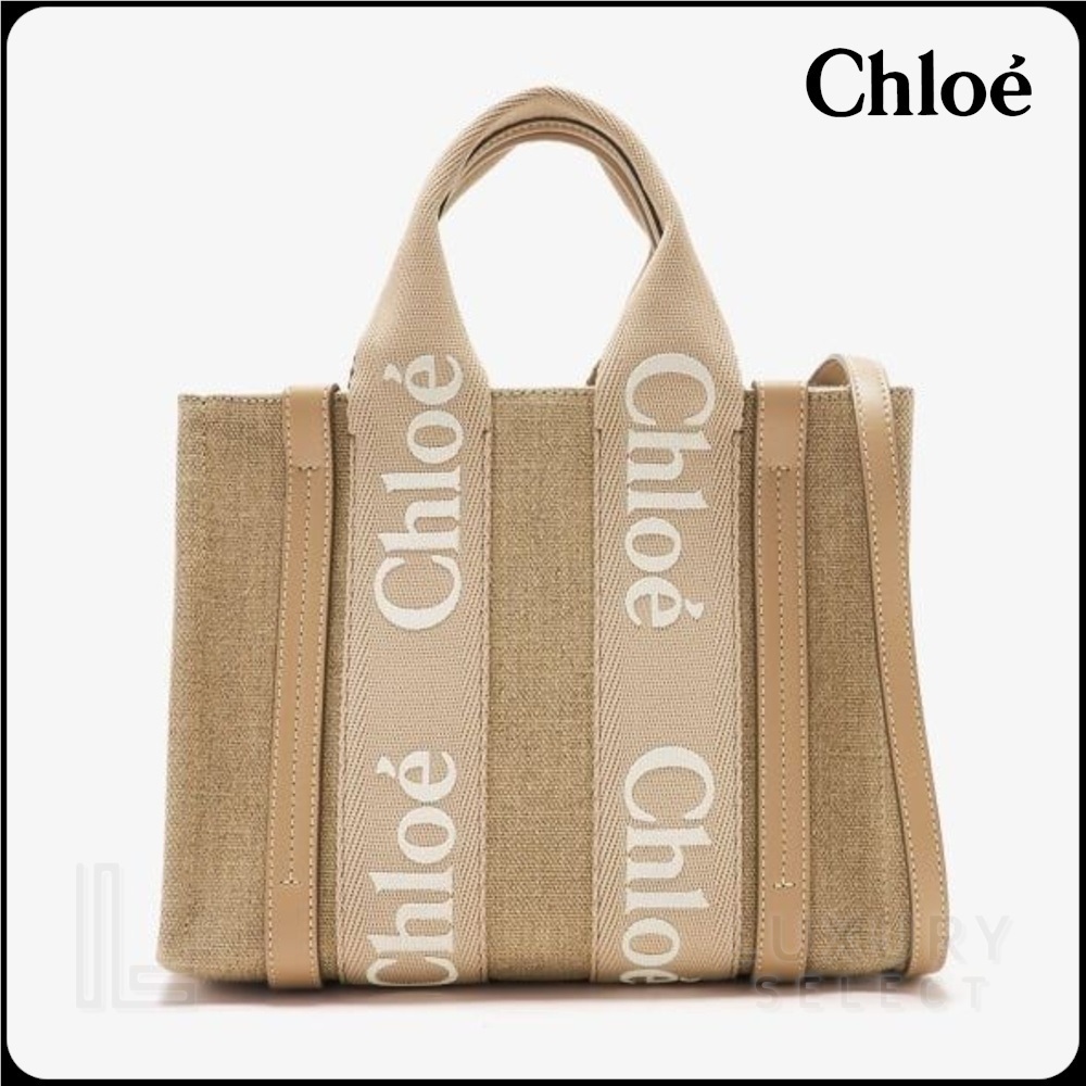 【Chloe】SMALL WOODY TOTE BAG◆CHC23AS397L17