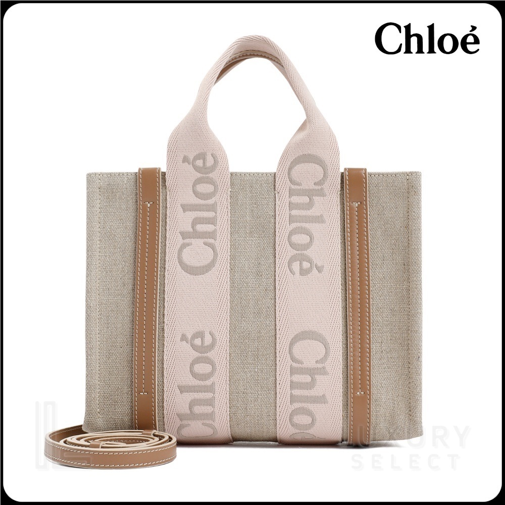 【Chloe】SMALL WOODY TOTE BAG◆CHC23AS397L17