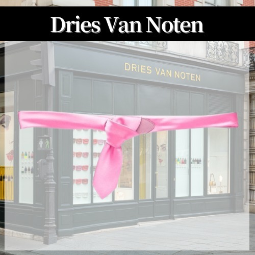 Dries Van Noten◆ベルトタイ メタルリング付き