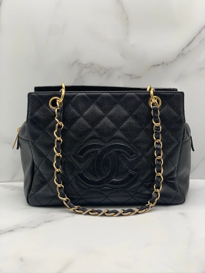 【CHANEL】Chanel Vintage Shopping Tote★シャネル【ランク:A】