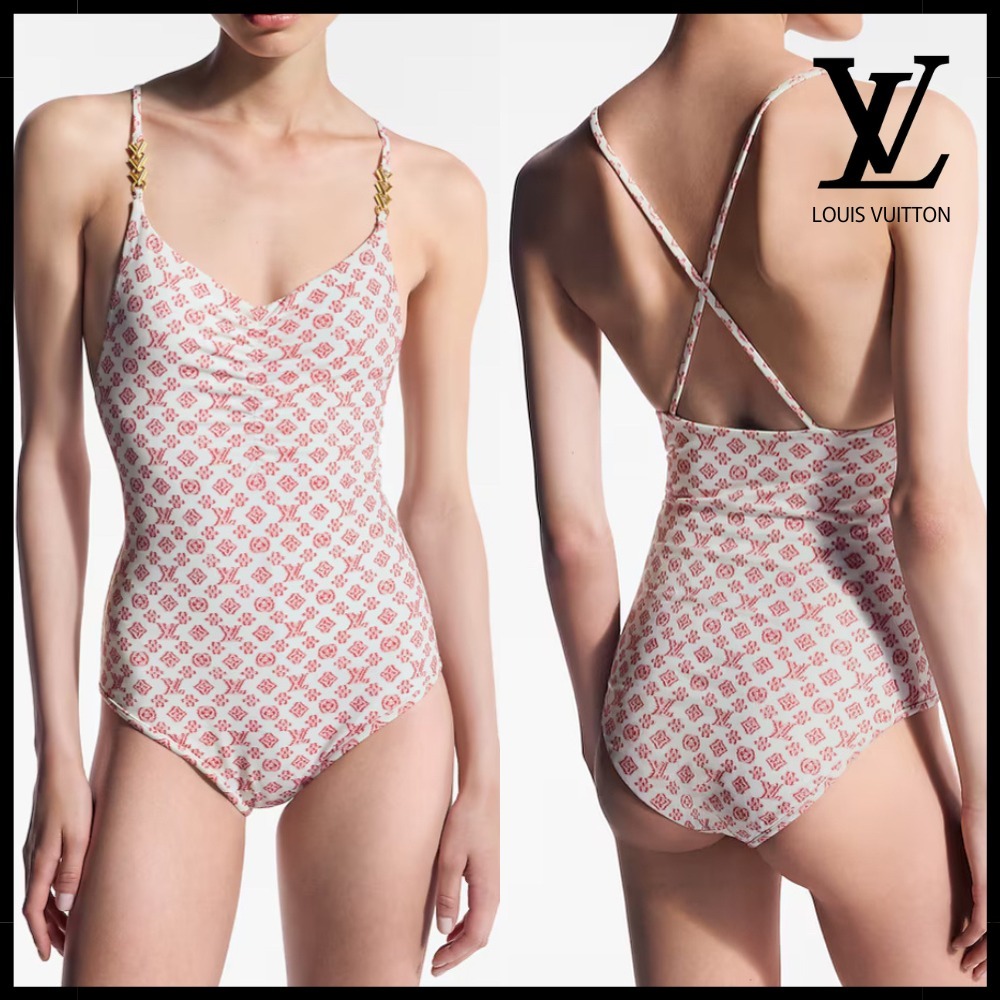 【シックに♪】Louis Vuitton 3D モノグラム スイムスーツ 水着