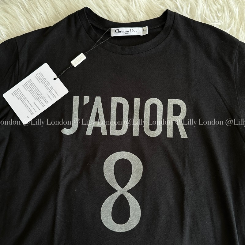 Dior ディオール J'ADIOR 8 Tシャツ コットン リネン ジャージー