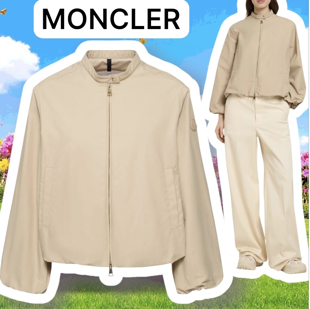 関税込 Moncler Gruissan コットンブレンドジャケット