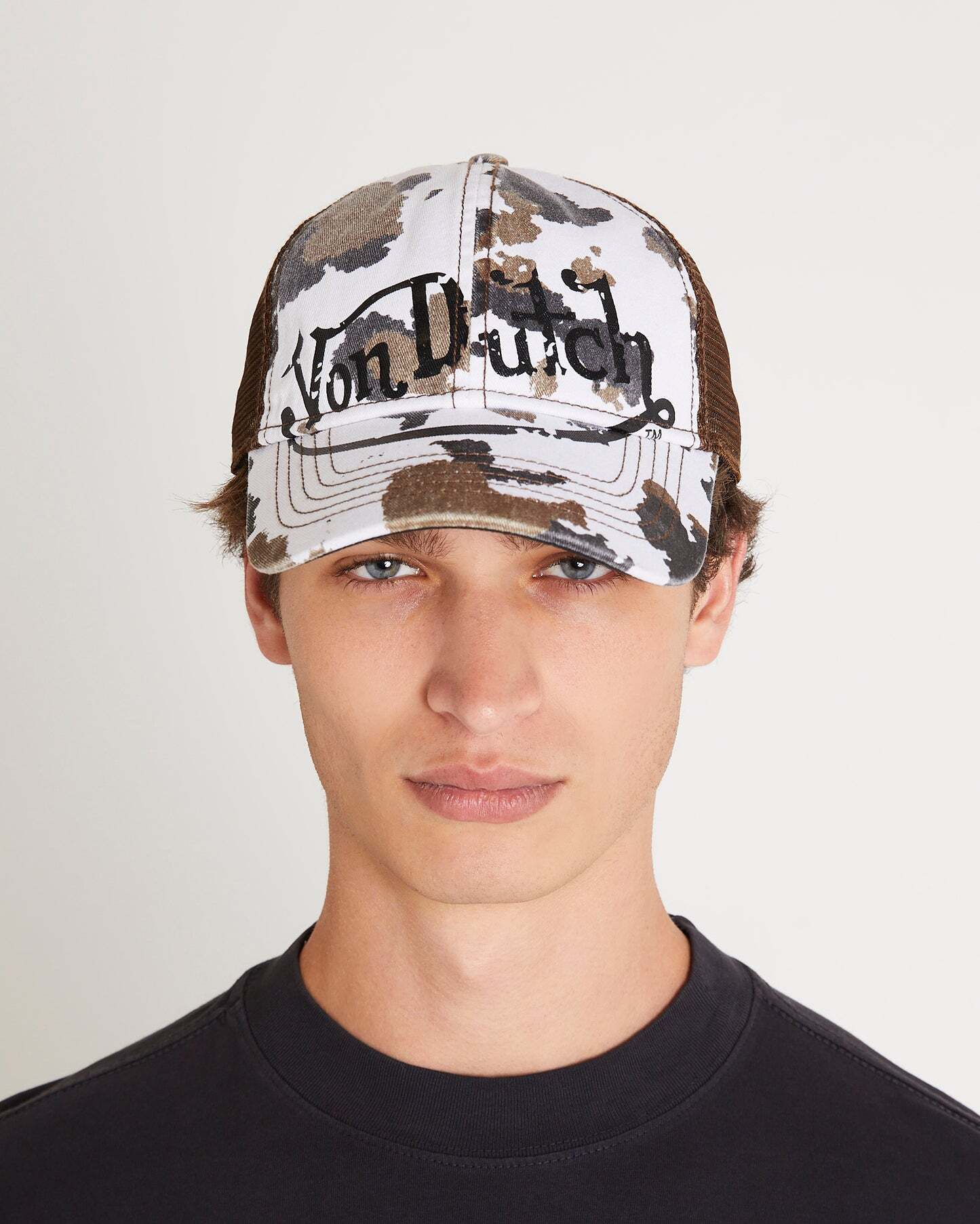 Von Dutch ボンダッチ キャップ 帽子 茶色 トラッカー