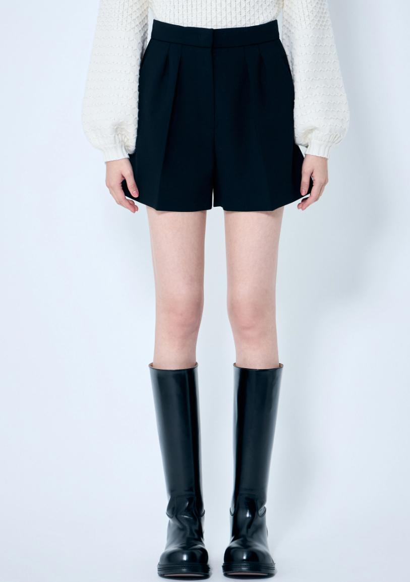 Max Mara 関税込 ウールキャンバスショーツ