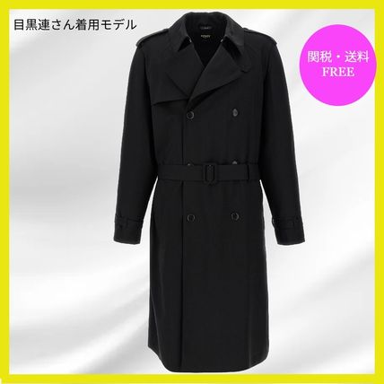 シルク100✨FENDI フェンディ トレンチコート ネイビー コート