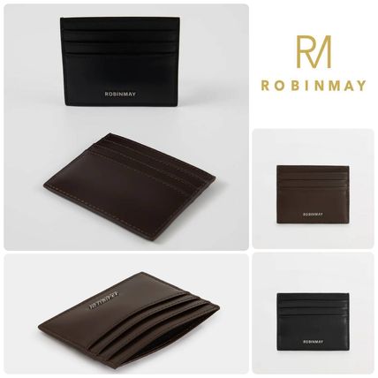 追跡有★ROBINMAY 本革 シンプル カードケース ROBINMAY(ロビンメイ) カードケース・名刺入れ(レディース