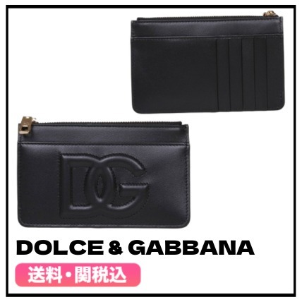 ★Dolce&Gabbana★DGロゴ レザーカードホルダー ミディアム