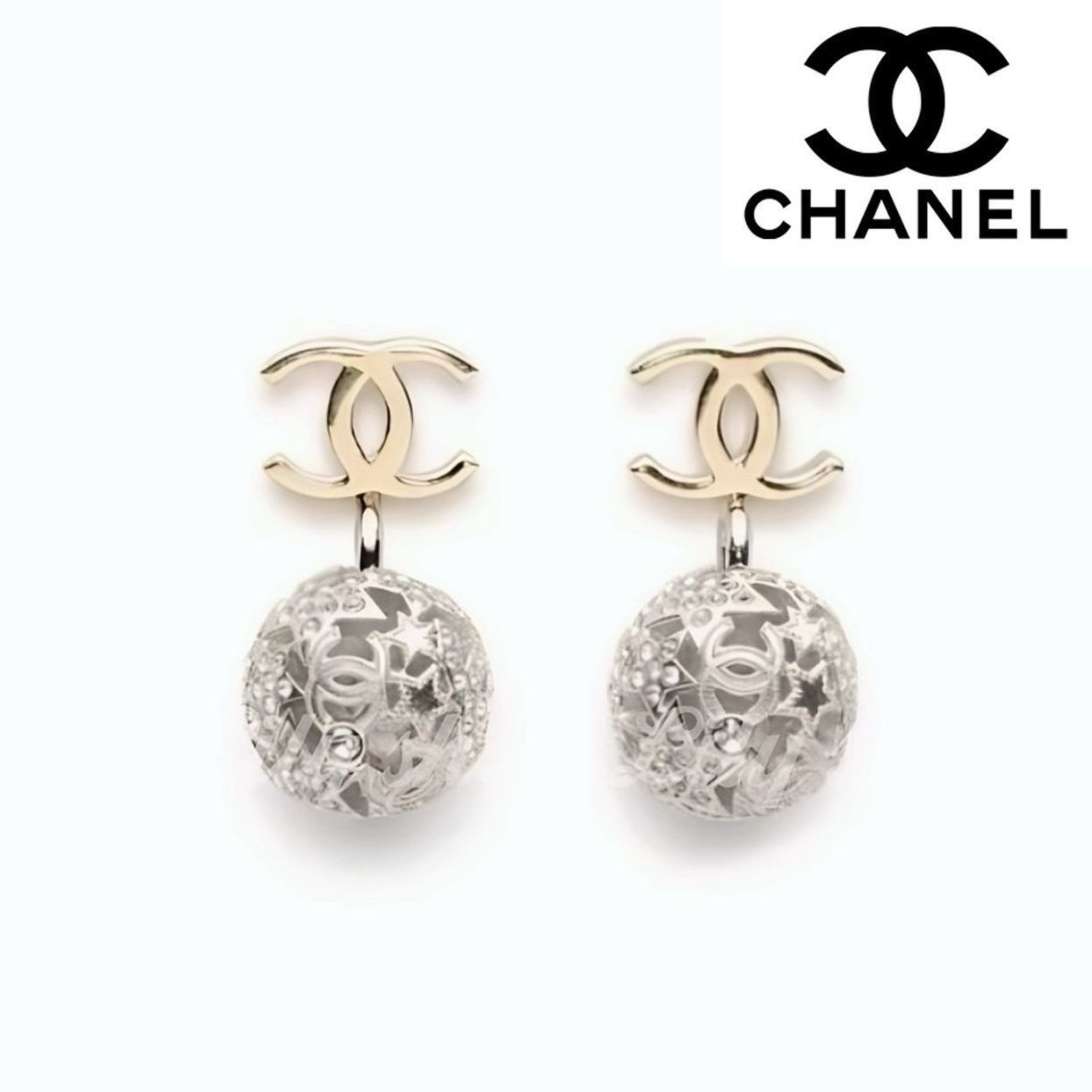 【揺れるココボール】CHANEL CCロゴ ピアス