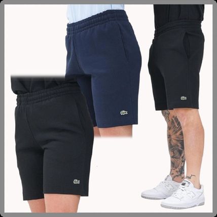 r ブラック（黒）系 LACOSTE(ラコステ) ハーフ・ショートパンツ