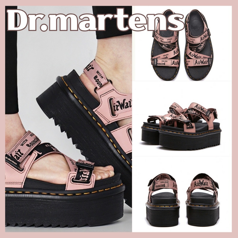【Dr.Martens】Kimber Peach Platform Sandals ★早期完売★