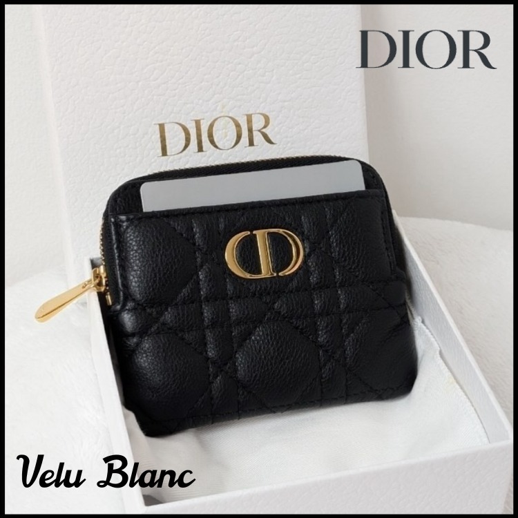 【Dior】Caro Lavender ウォレット コンパクト財布 コインケース