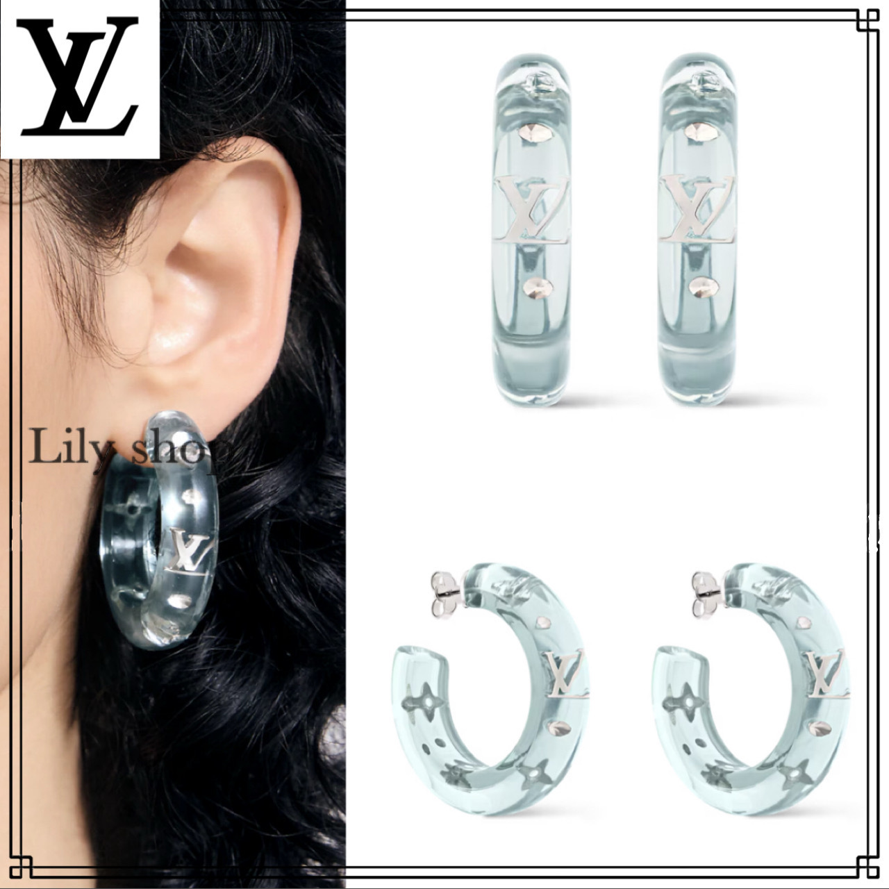 涼しげ♡【Louis Vuitton】LVスパークス イヤリング