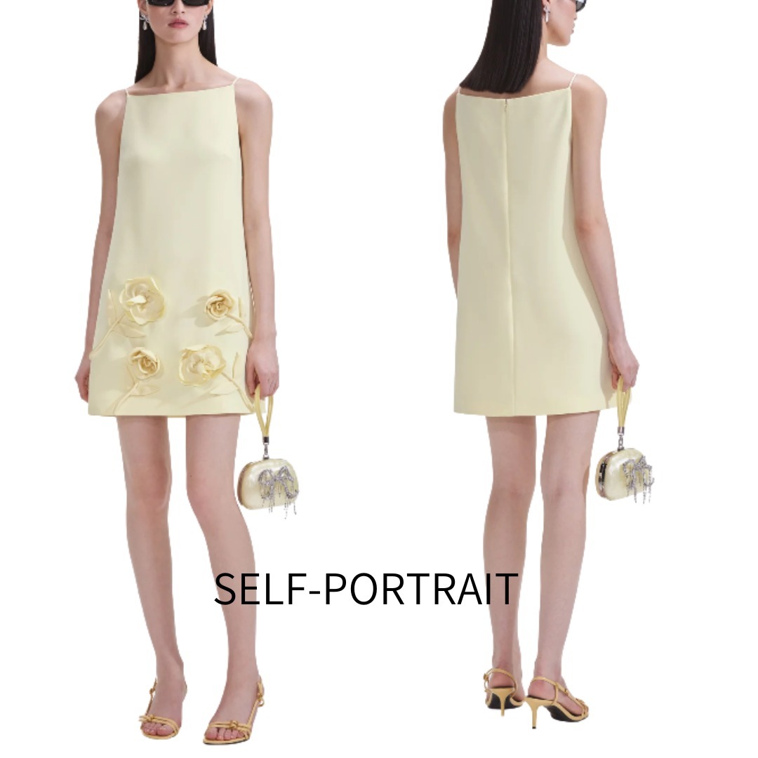 関税・送料込【Self-Portrait】フラワーミニドレス
