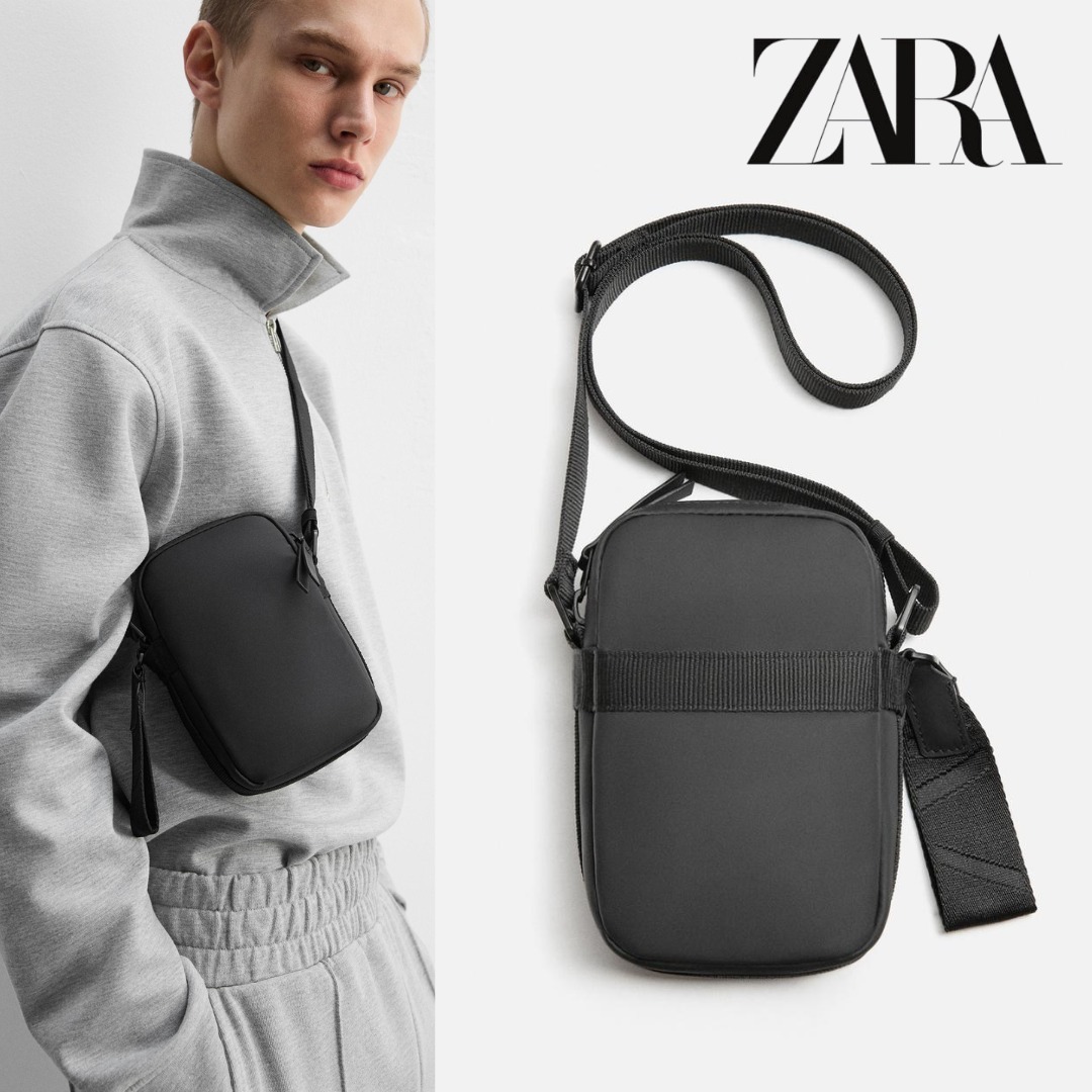 ［ZARA］ラバークロスボディバッグ 3901/520
