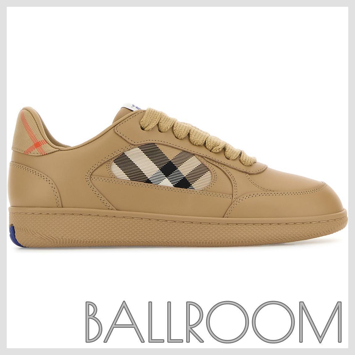 スニーカー BURBERRY BEIGE LEATHER TERRACE SNEAKERS