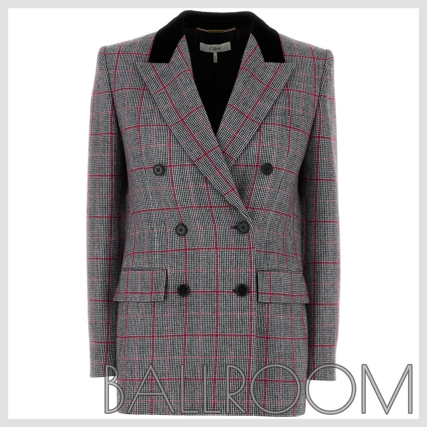 ジャケット CHLOE EMBROIDERED WOOL BLAZER