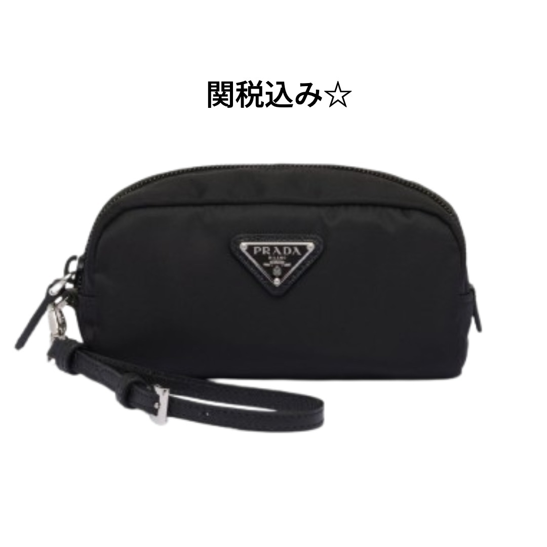 関税・送料込み【PRADA】Re-Nylon ミニポーチ