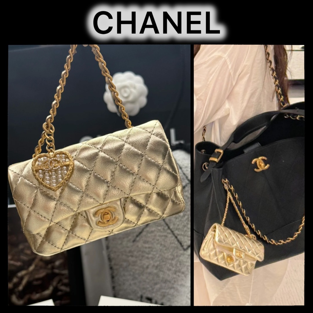 ★輝くゴールド★CHANEL クラシックミニバッグ