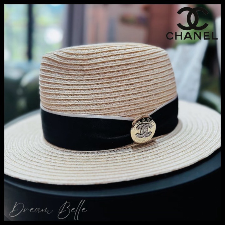 【25A♡夏に大活躍】CHANEL 麦わら帽 ストローハット
