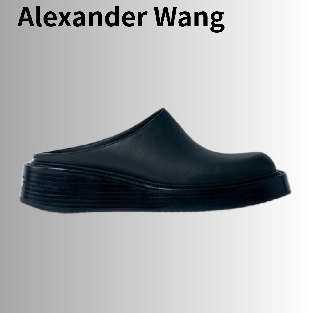 Alexander Wang  スクエアトゥ スリッポン ミュール