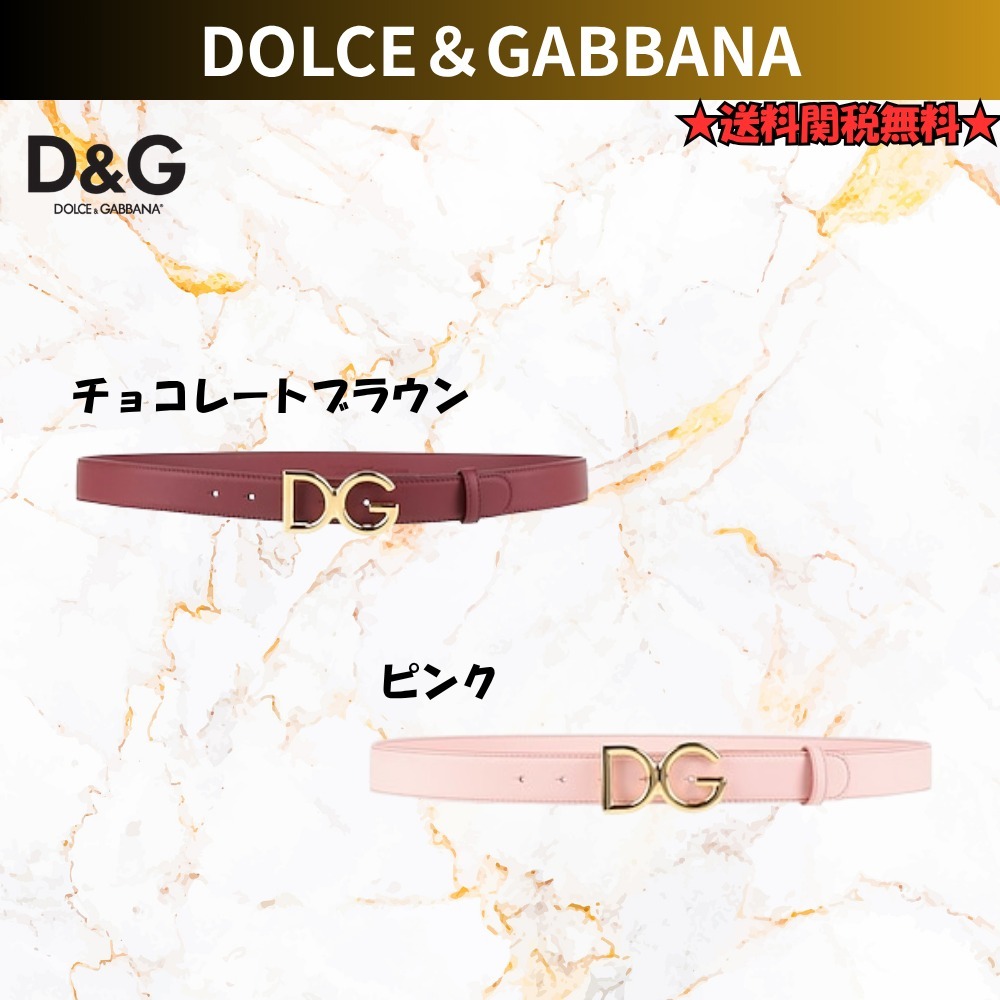 ベルト2色【DOLCE&GABBANA】女性★送料関税無料★