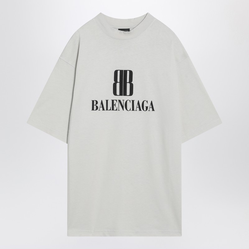 【関税&送料込】Balenciaga White Nano Bb Medium Fit T-Shirt