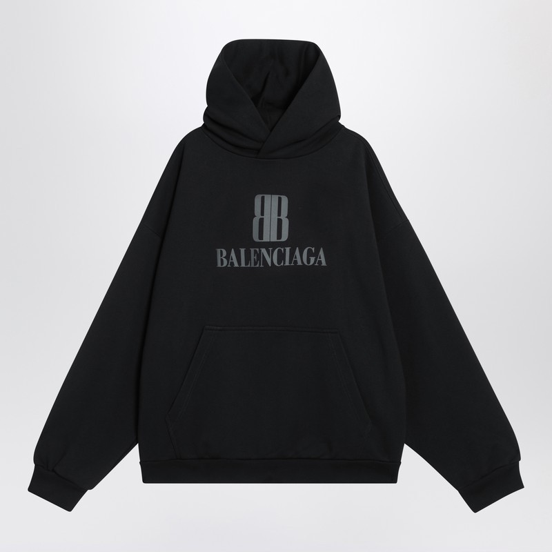 【関税&送料込】Balenciaga Black Nano Bb Medium Fit Sweatshi