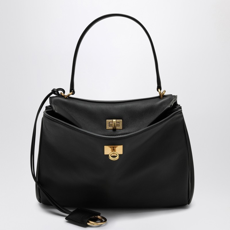 【関税&送料込】Balenciaga Smooth Black Calfskin Small Rodeo