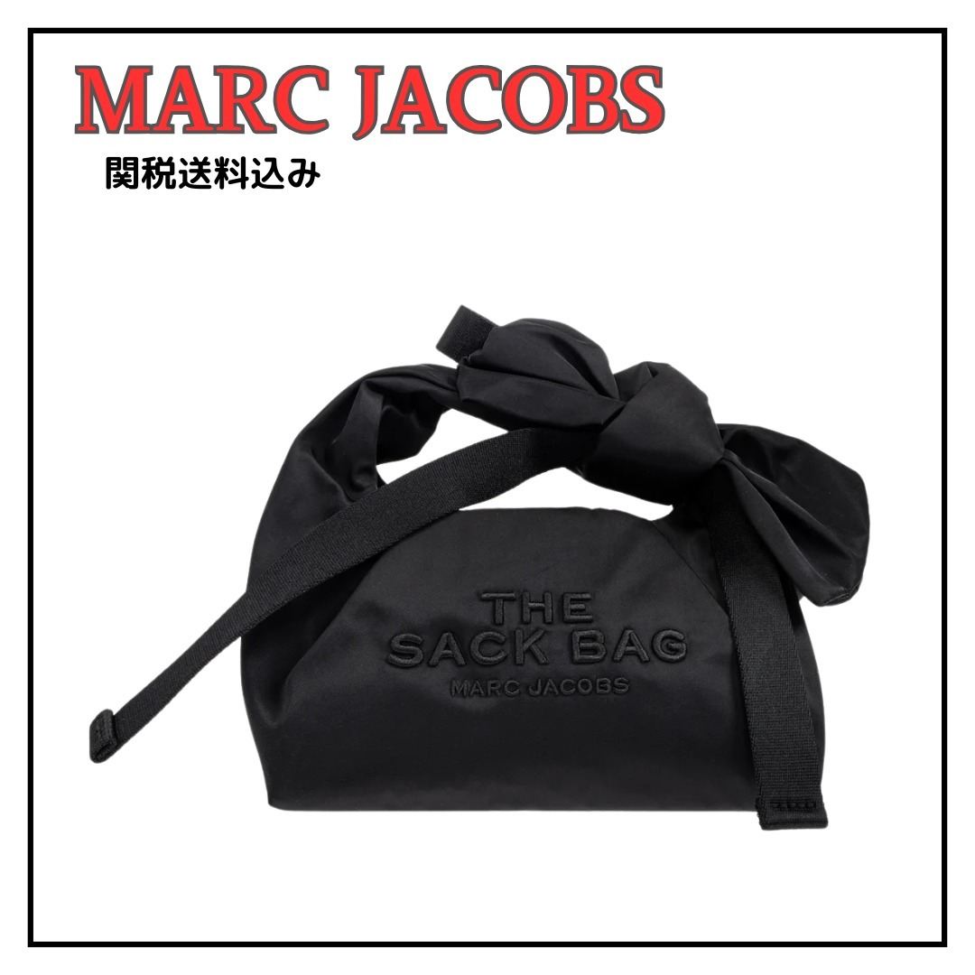【MARC JACOBS】ザ ボウ ナイロン サック ミニ 黒 バッグ