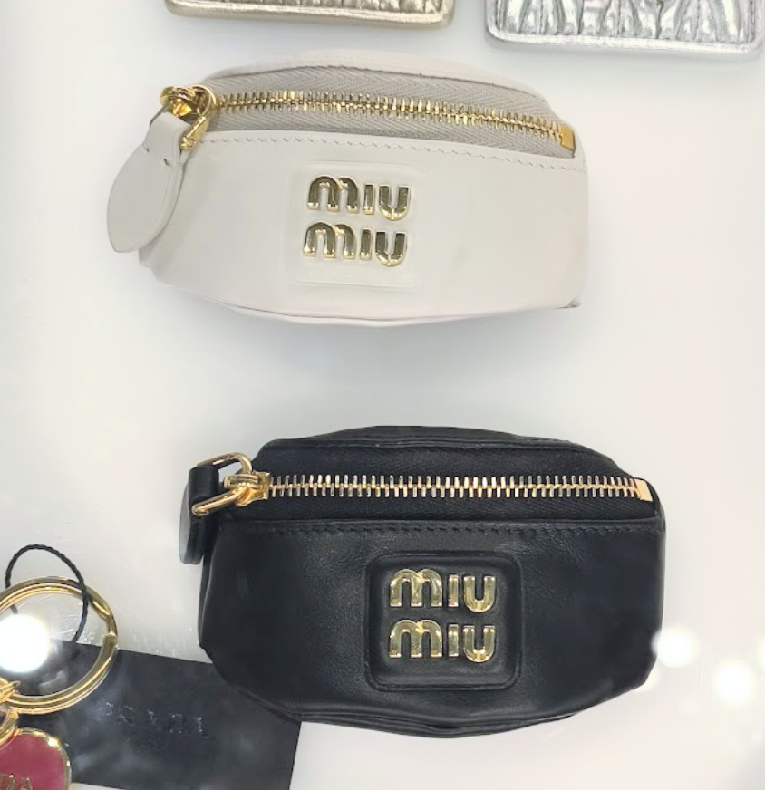 【MIUMIU】5IB504 メタルロゴ ポーチブレスレット