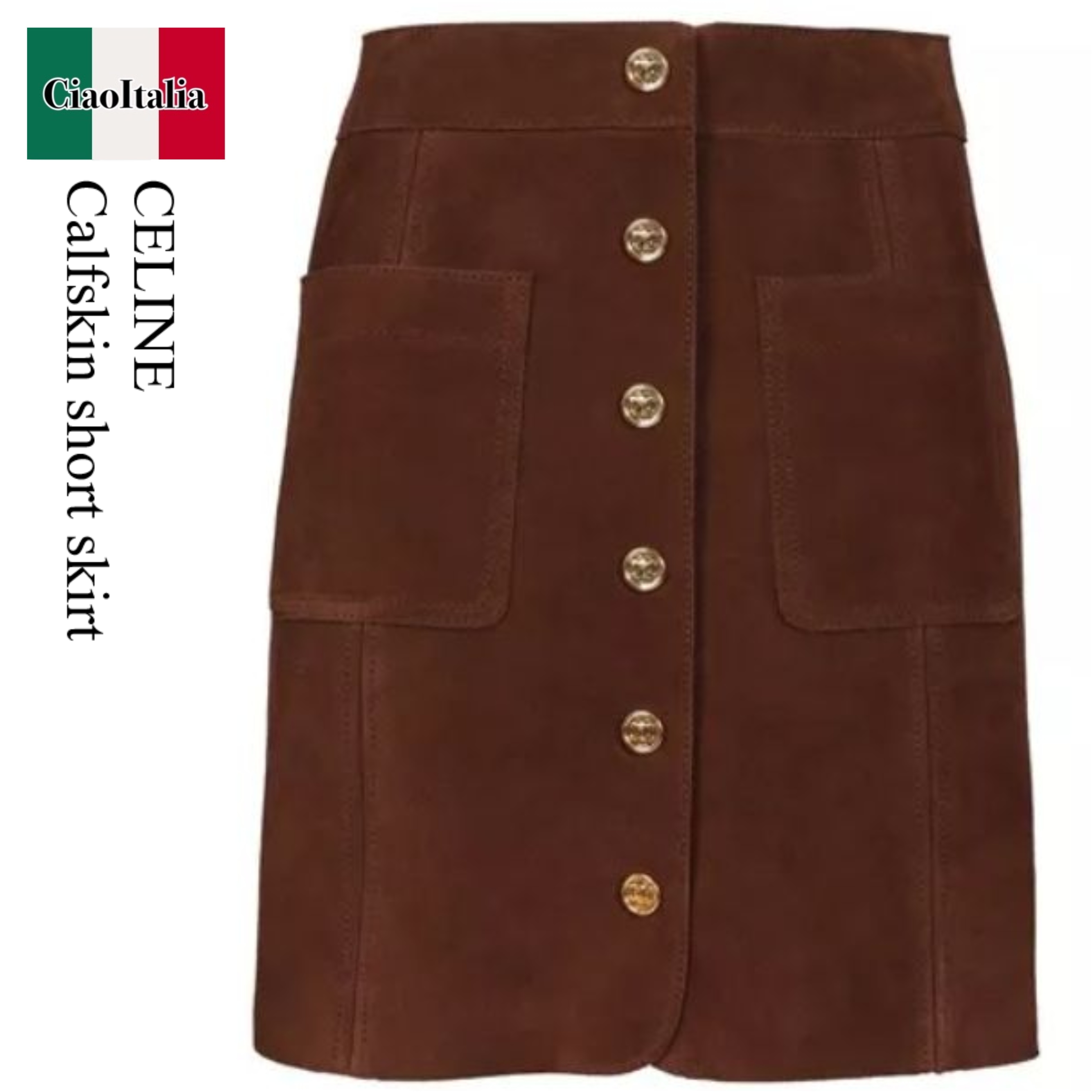 スカート Celine Calfskin short skirt