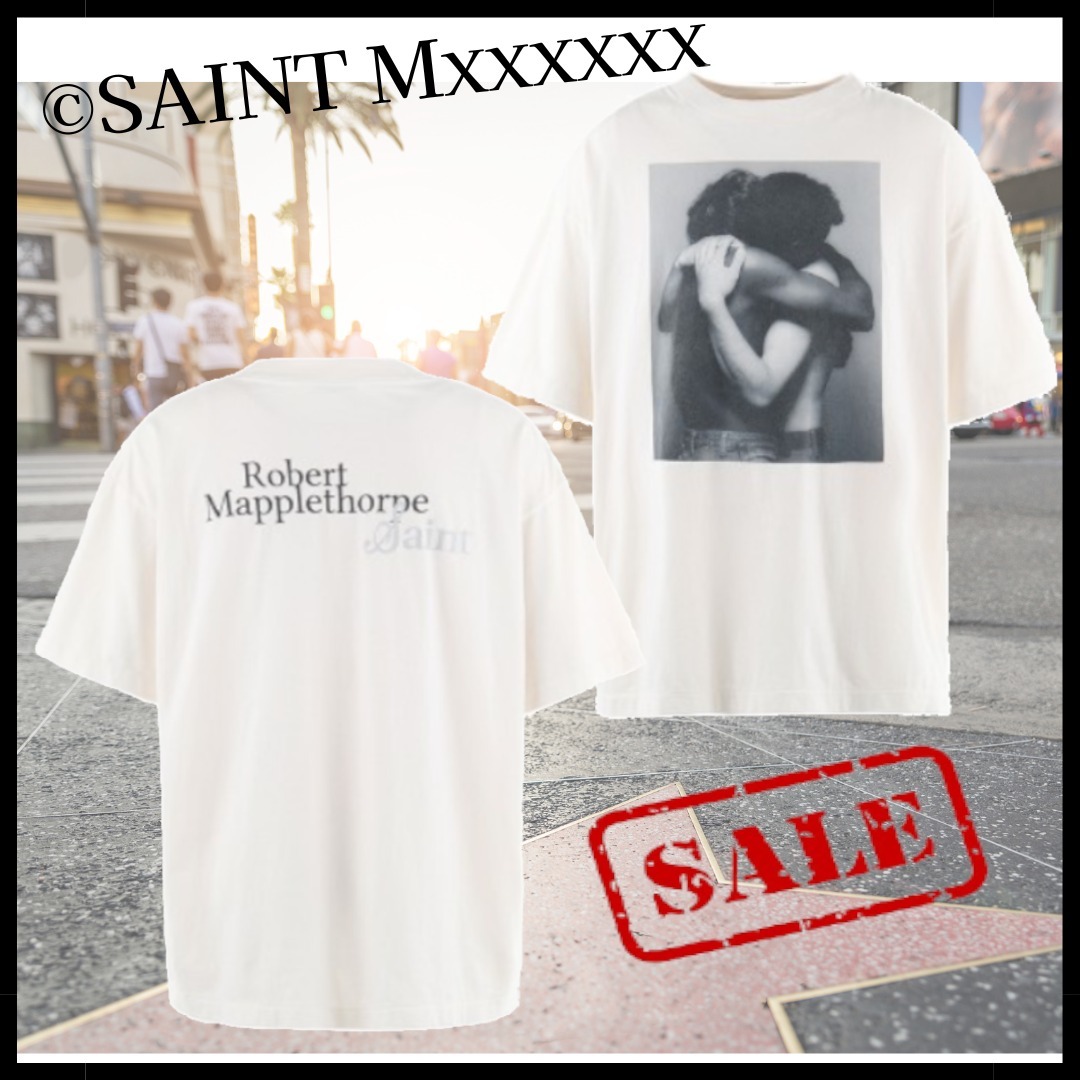 【SAINT Mxxxxxx】MT_SS TEE / EMBRACE / WHITE 半袖 Tシャツ