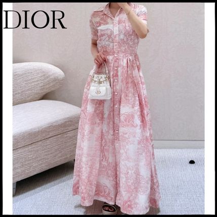 【1枚でキマる♡上品なピンク♡】DIOR ワンピース 1枚でオシャレにキマる♡】DIOR ワンピース ワンピース
