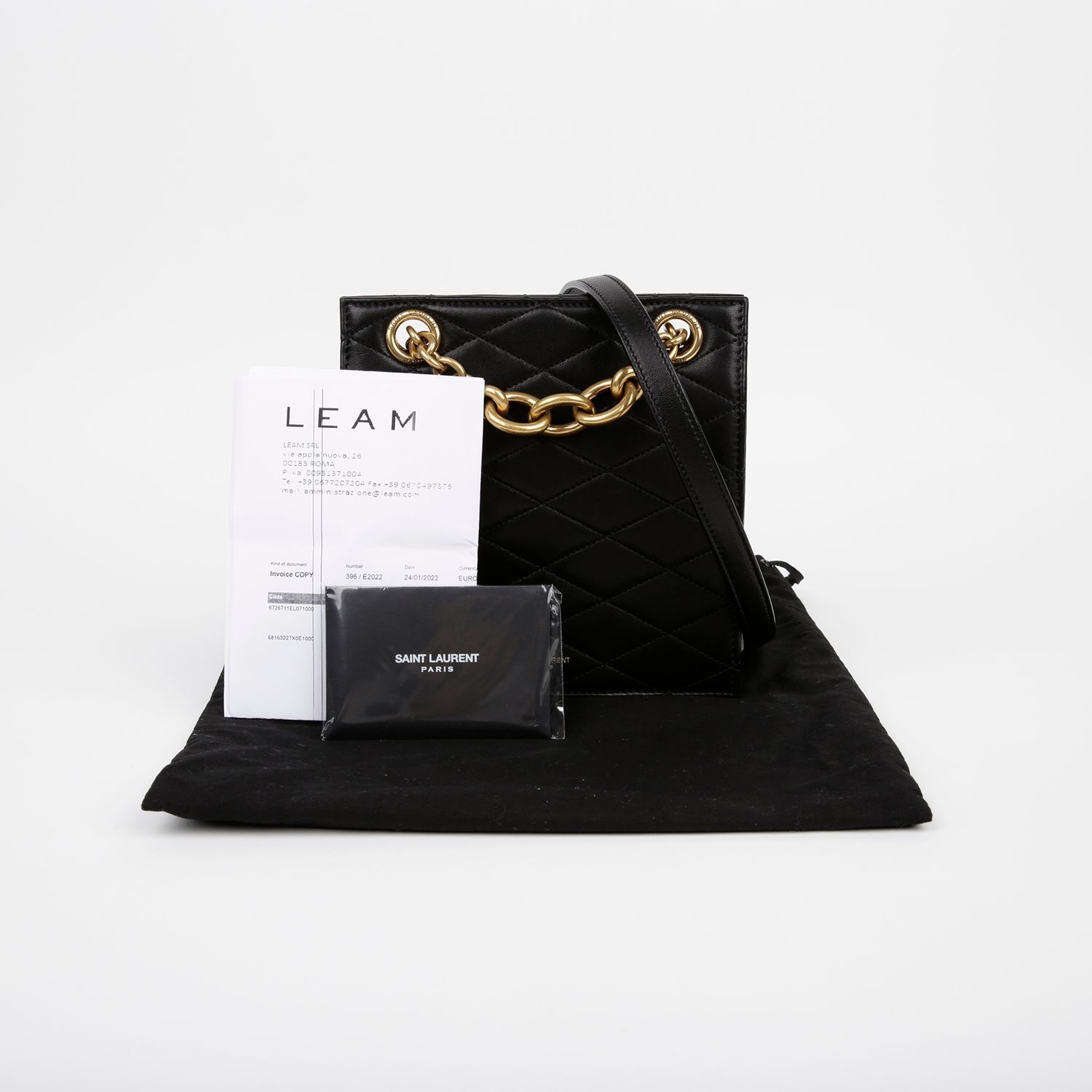 Saint laurent■マイロンチェーンショルダークロスバッグ