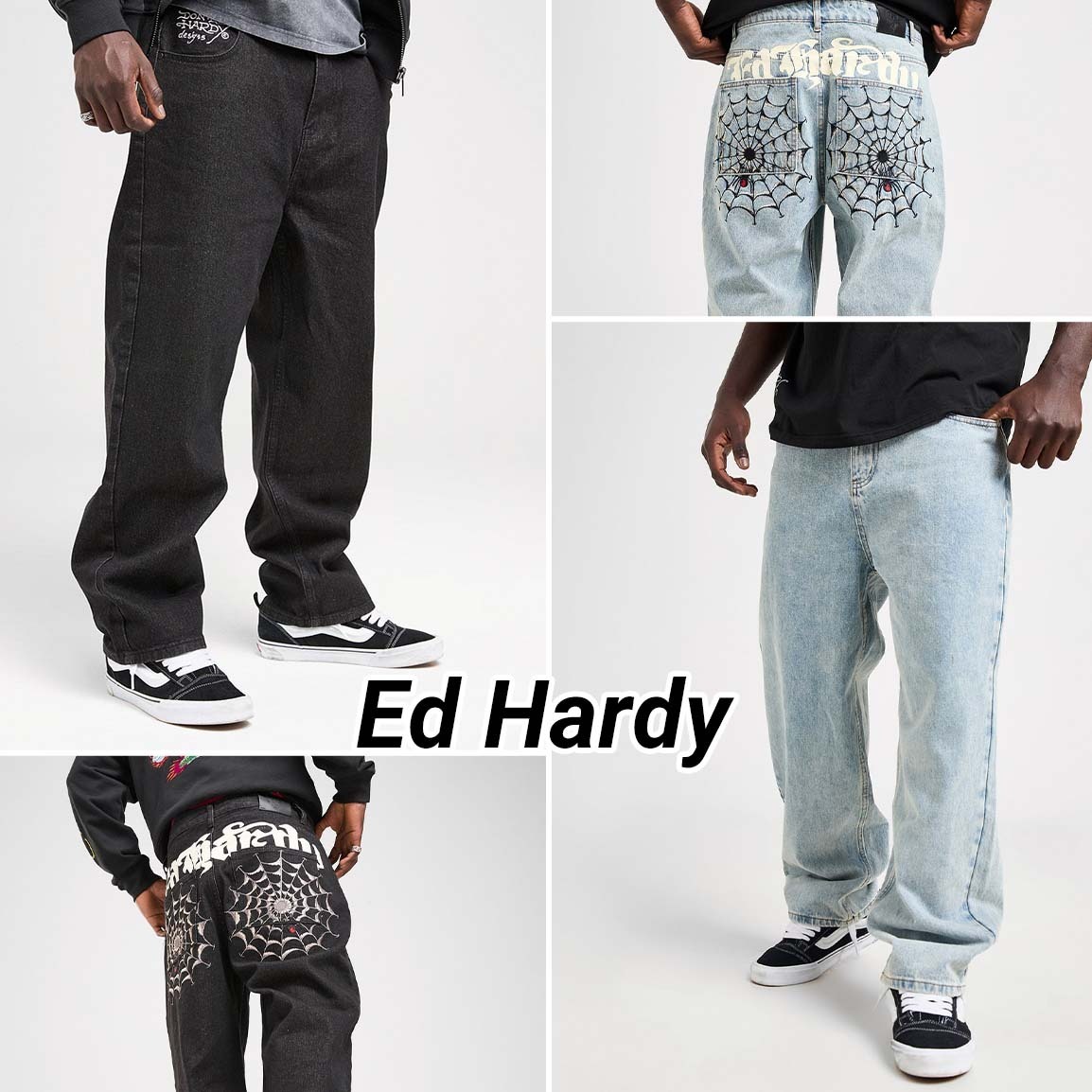 ◆Ed Hardy◆Black Widow ジーンズ 2color 送料込