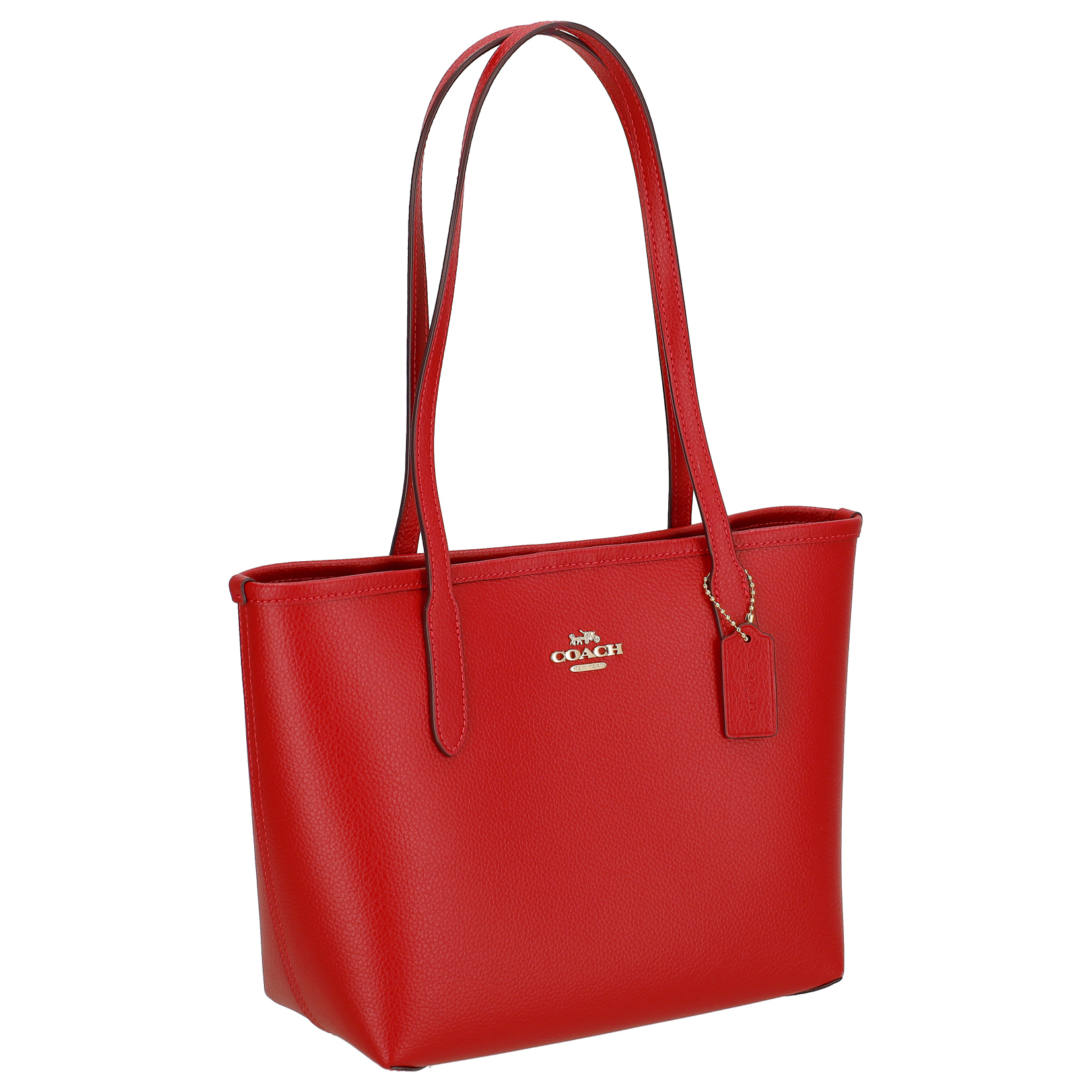 COACH コーチ トートバッグ レディース レザー ボールドレッド